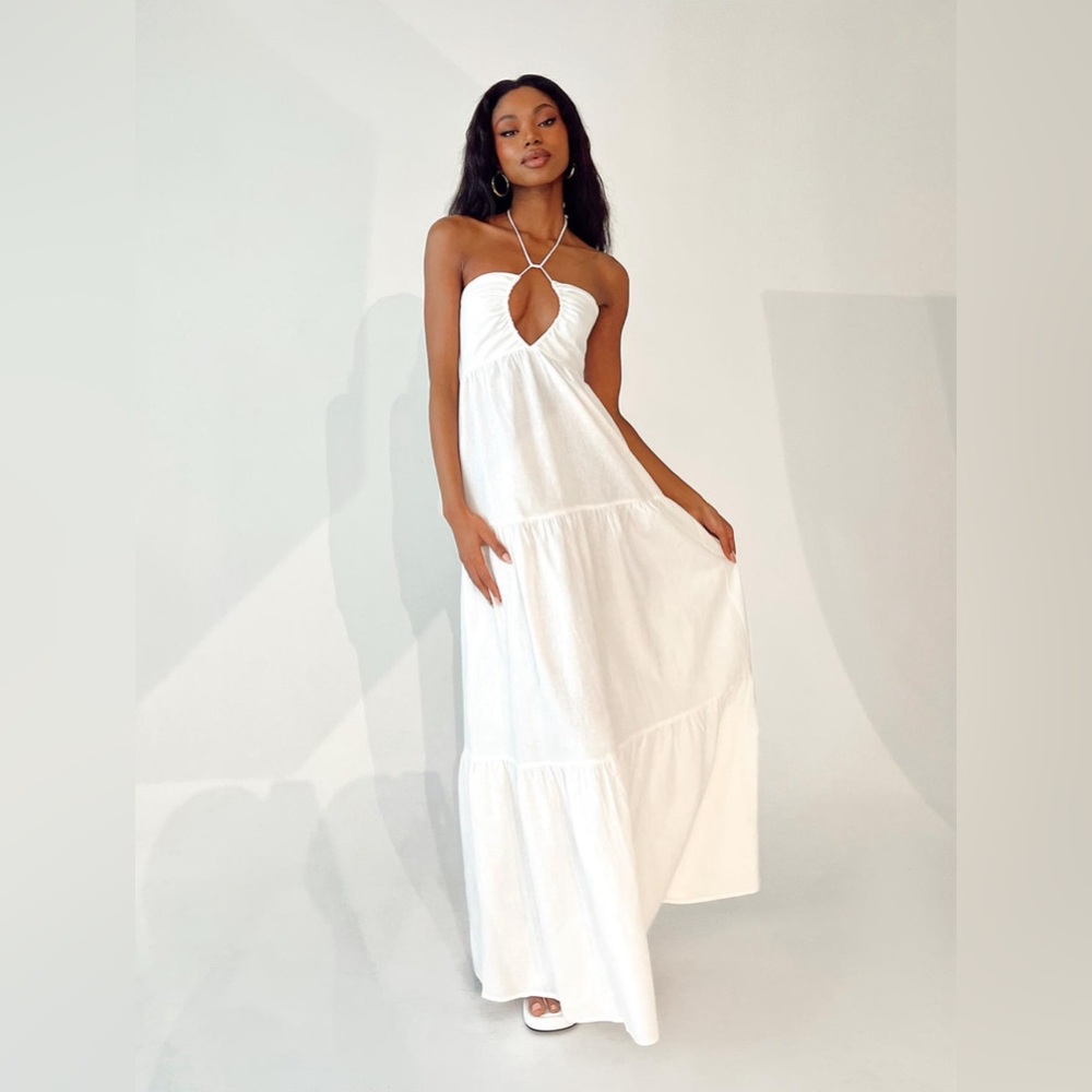 Princess Polly White Maxi Dress